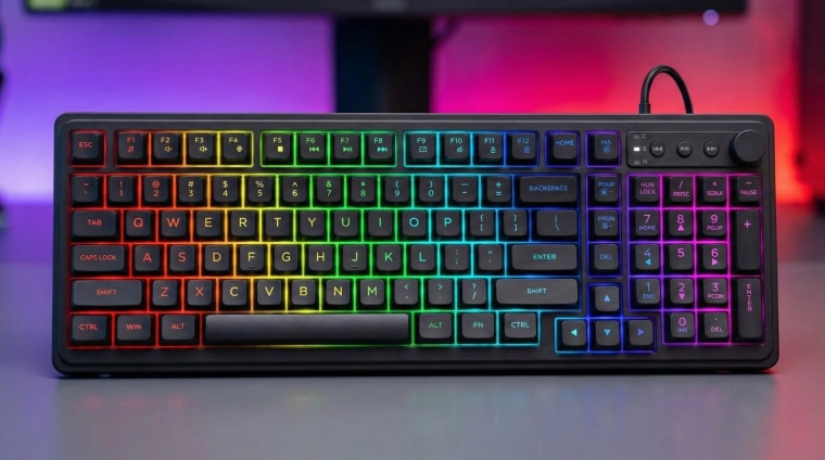 RGB-verlichting voor een gaming-sfeer