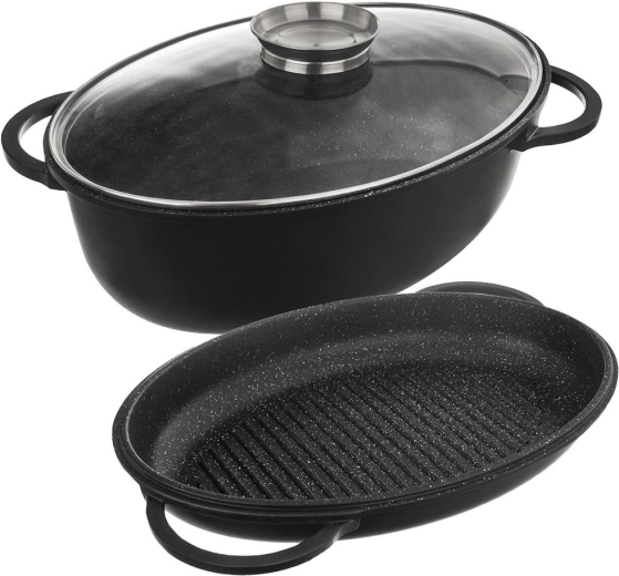 Duurzame gegoten constructie met granieten anti-aanbaklaag