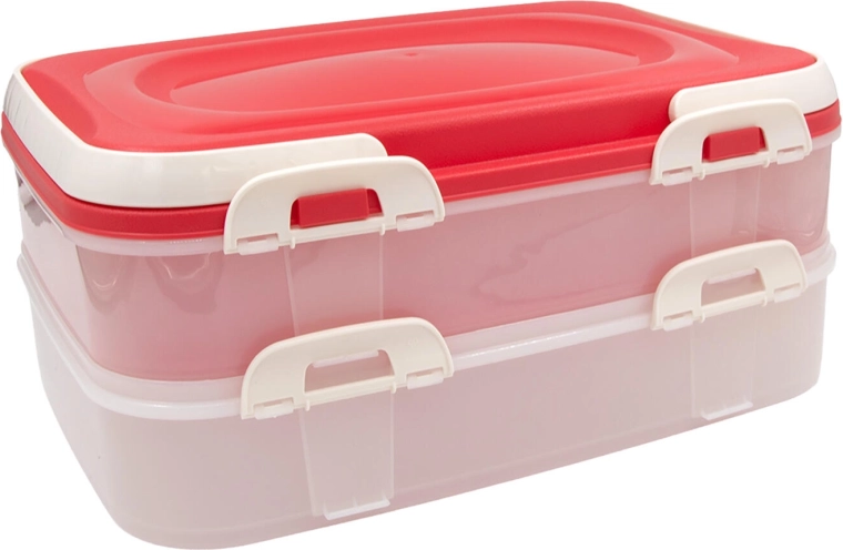 Stevige klemmen en goed sluitend deksel