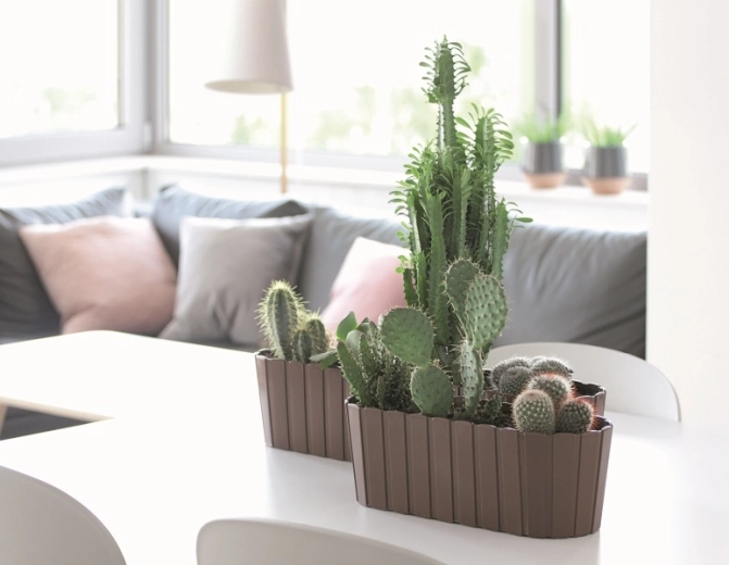 Stijlvolle look van houten latten