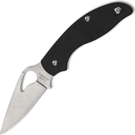 Byrd Tern inklapbaar zakmes 7 cm, satijn, zwart, G10