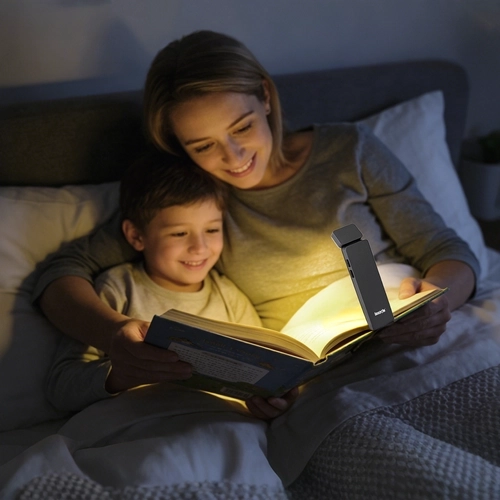 Praktische klem om overal te lezen
