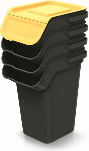 Kleurgecodeerde deksels voor snel scheiden