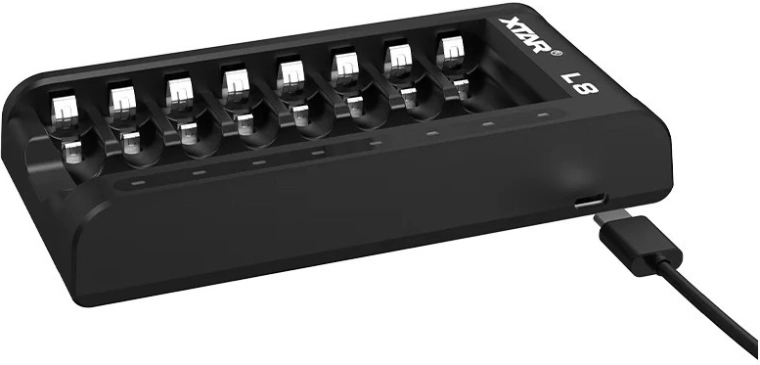 Voor AA/AAA 1,5 V én 1,2 V