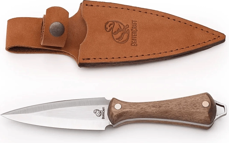 Premium lederen schede voor veilig dragen