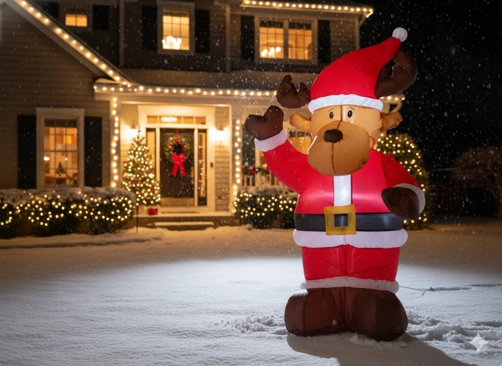 Stralend LED-effect voor een magische nacht