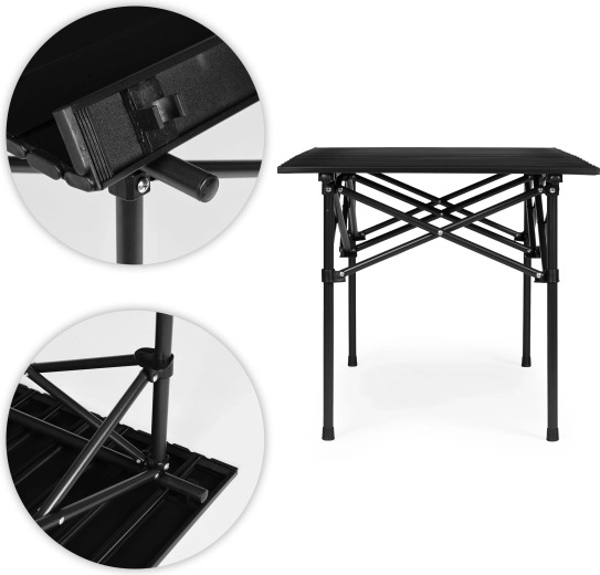 Oprolbaar lamellenblad met snelle bevestiging