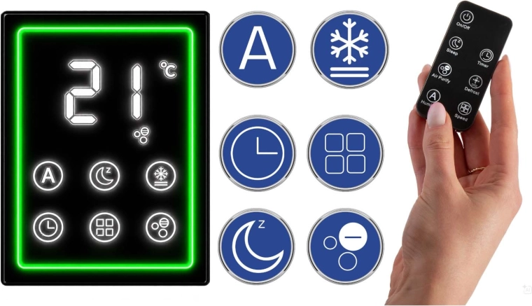 Comfortabele bediening via touch en op afstand