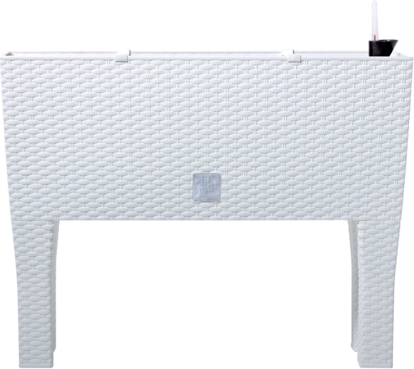Zelfwatergevende bloembak Rato Case High 80 cm wit