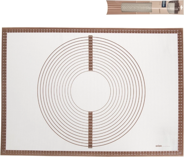 Siliconen deegmat met maataanduiding 65 × 45 cm