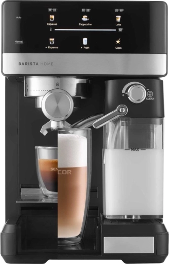 Automatische melkopschuimer voor cappuccino en latte