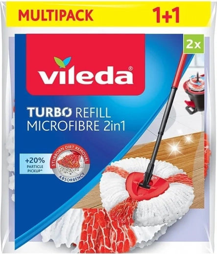 Vervangende kop voor draaizweil TURBO 2-in-1, 2 stuks