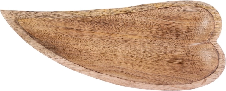 Natuurlijk mangohout met een prachtige tekening