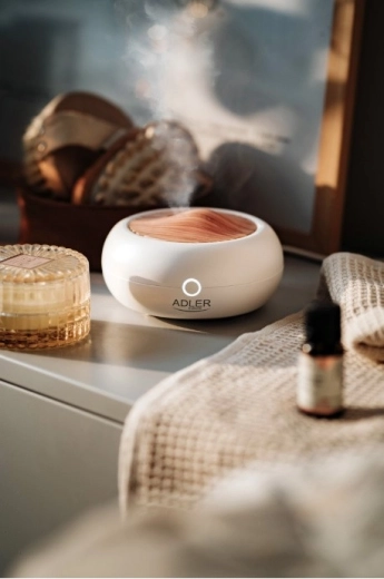 Aromatherapie, luchtbevochtiging en verlichting in één