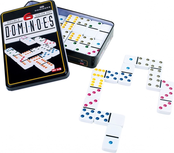 Domino gekleurde blokken