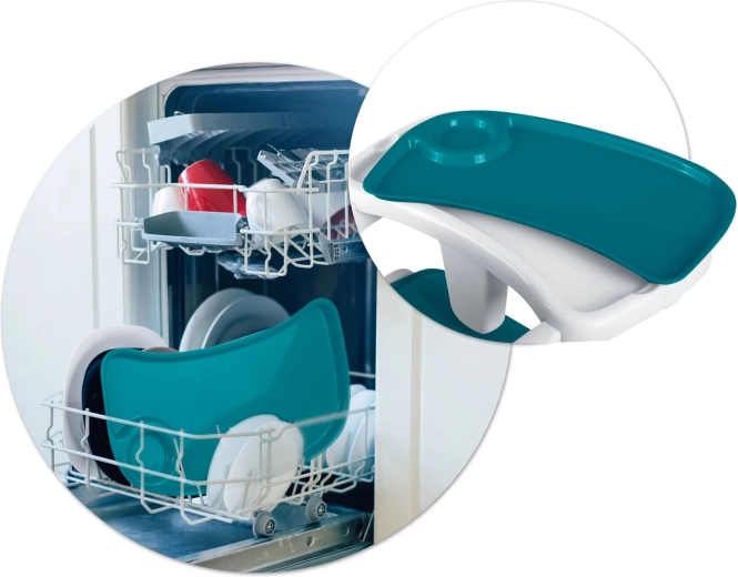 Eenvoudig schoonmaken dankzij dubbel blad