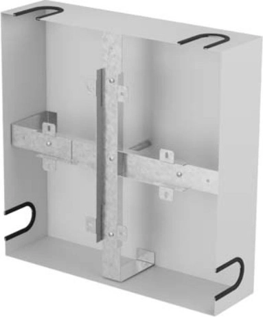 Lanberg rek voor kabelreserve 400 × 400 mm grijs - 1 stuk