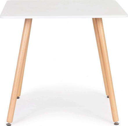 Moderne houten vierkante keukentafel 80x80 cm