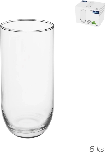 Glazen Sude 0,42 l (6 stuks)