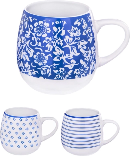Keramische mok Blue design 580 ml mix