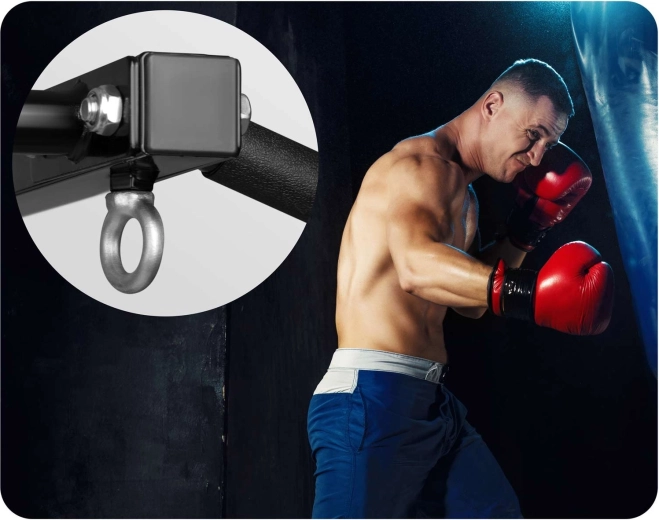 2-in-1 en haak voor bokszak in de set