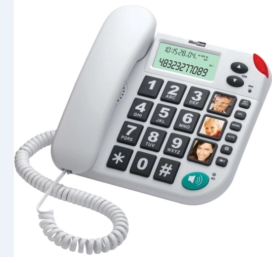 Snoertelefoon KXT480 BB, wit