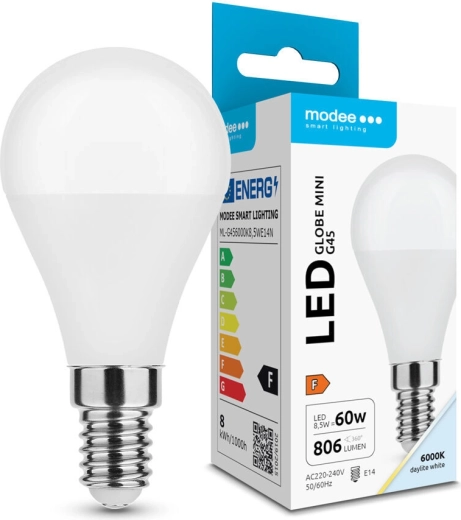 Modee LED-lamp Globe Mini G45 8,5 W E14 806 lm koel wit