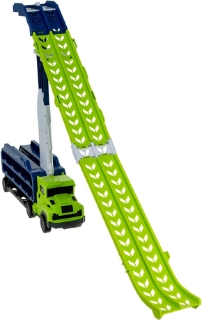 Vrachtwagen en racebaan in één