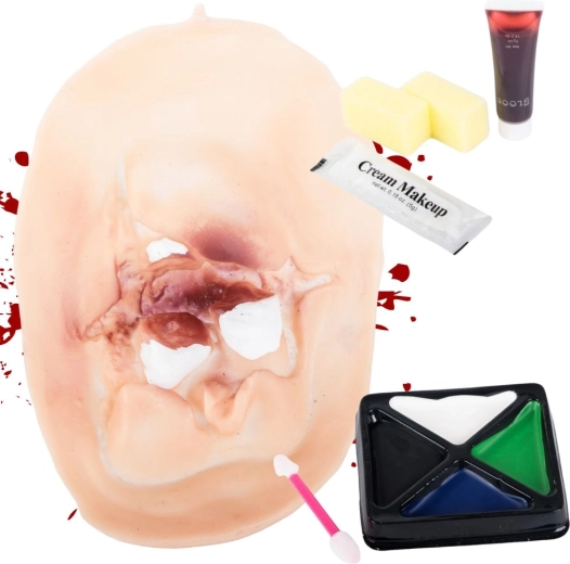 Set voor nepwonden en littekens voor Halloween – speciale effecten en make-up