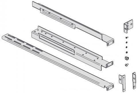 Montageset voor rack voor UPS EVER RT, diepte 800–1200 mm