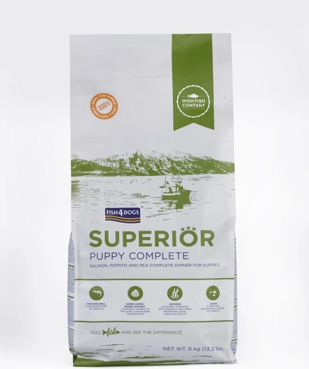 Fish4Dogs Superior brokken Pro voor puppy’s van kleine rassen zalm met aardappelen 6 kg