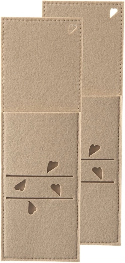 Elegante decoratie met hartjes