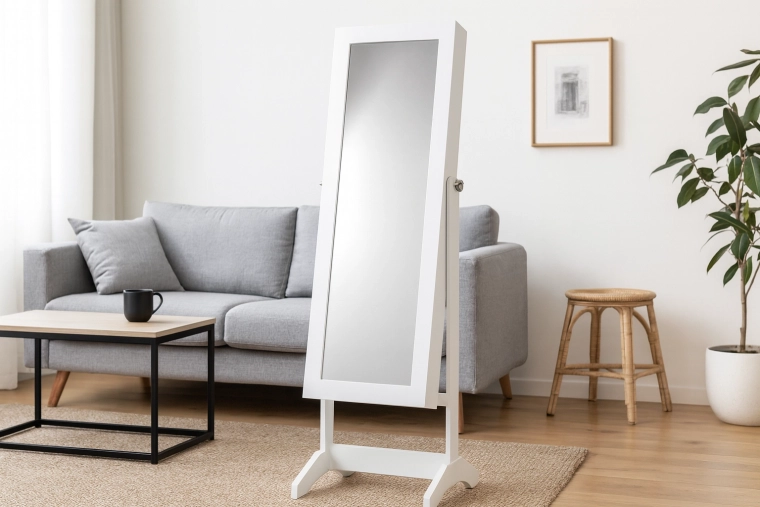 Volwaardige spiegel voor outfit-check