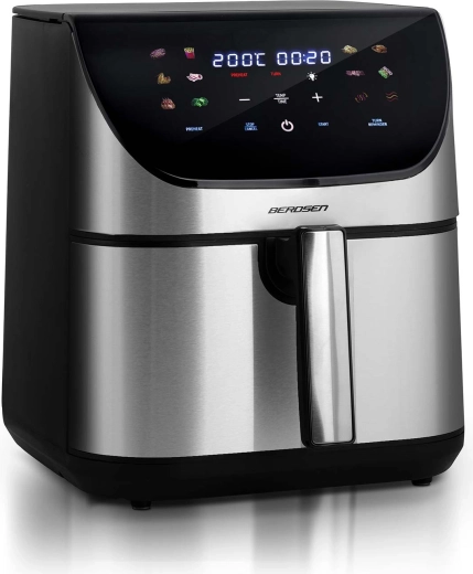 Elegant roestvrij staal en touchbediening