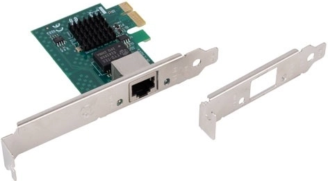 PCIe-netwerkkaart 2,5GbE RJ45 (PCI Express x1) met low-profile beugel