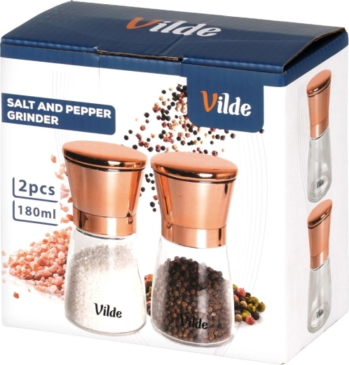 Set van 2 molens voor zout en peper