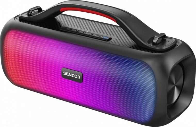 Bluetooth-luidspreker met LED‑paneel en radio 60 W