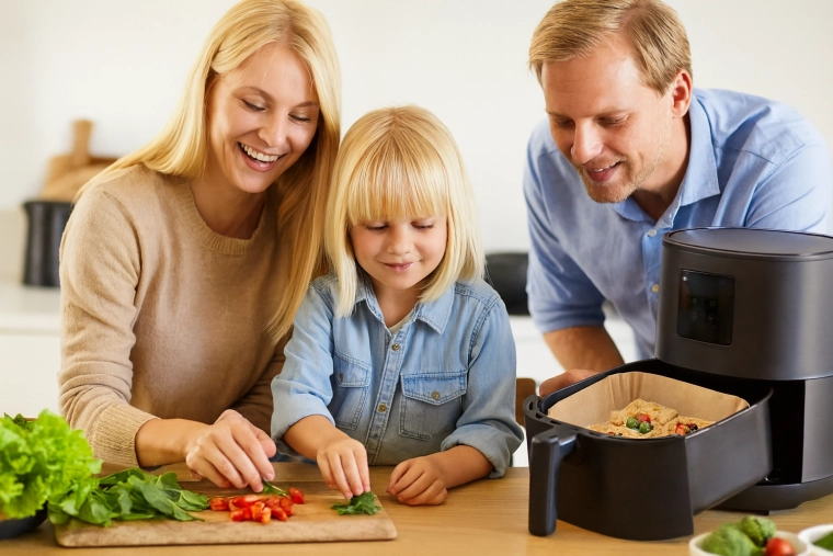 Schone friteuse zonder schrobben