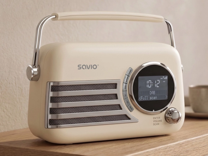 Retro-uitstraling met praktisch lcd-display