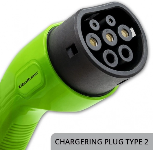 Draagbare oplader voor elektrische auto’s Qoltec