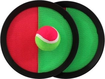 Klittenband voor het eenvoudig vangen van de bal
