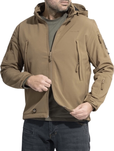 Heren tactisch softshelljack Pentagon Artaxes zwart XL