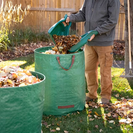 Ideaal voor tuinafvalzakken