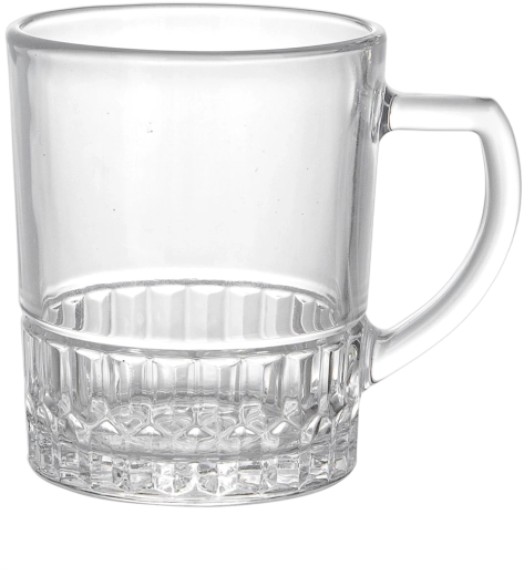 Set van 6 glazen met oor 240 ml