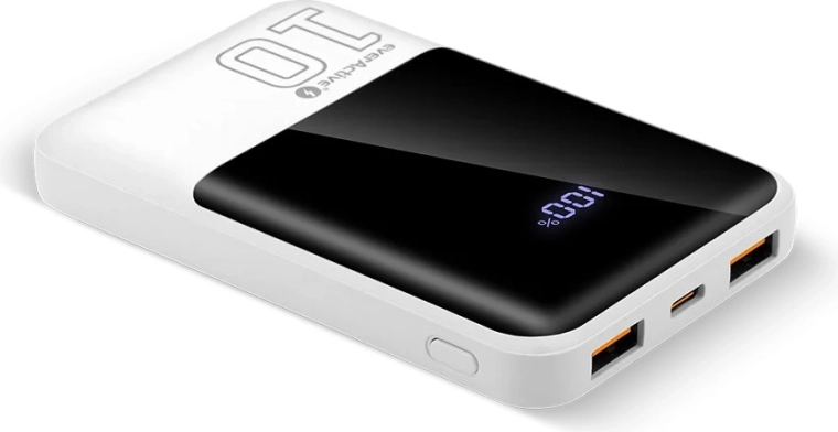 Drie poorten: USB‑C + 2× USB‑A