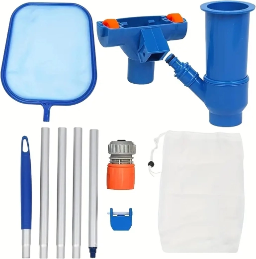 Complete accessoireset voor zwembadonderhoud