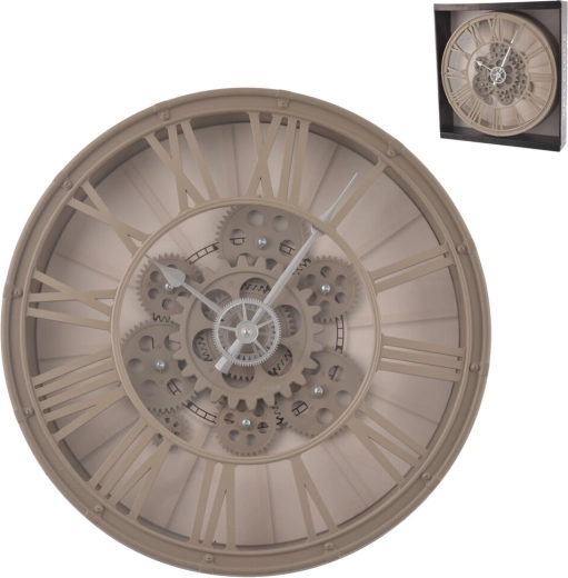 Plastic wandklok 39 cm