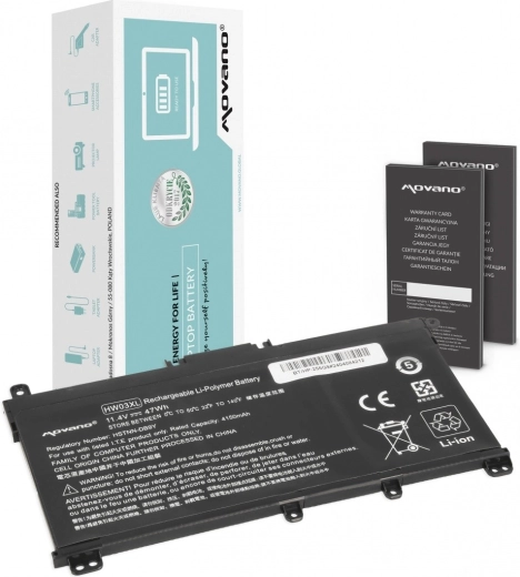 Movano HW03XL accu voor HP laptops 15-eg / 15-eh / 17-cn / 17-cp (4150 mAh, 47 Wh)