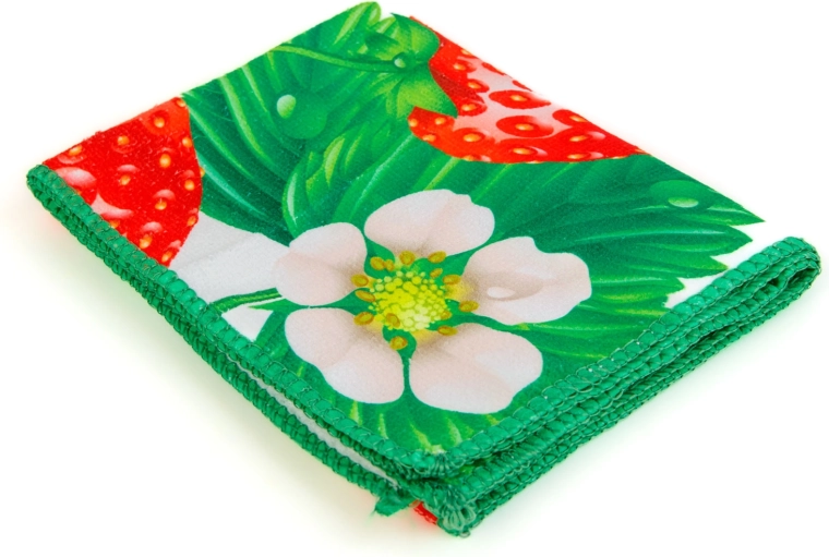 Microvezeldoek 40 × 60 cm - aardbeien