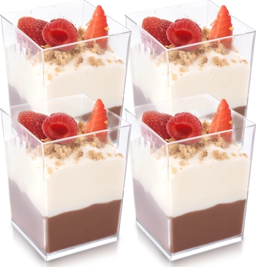 Bekertjes voor desserts en hapjes 160 ml, 4 stuks